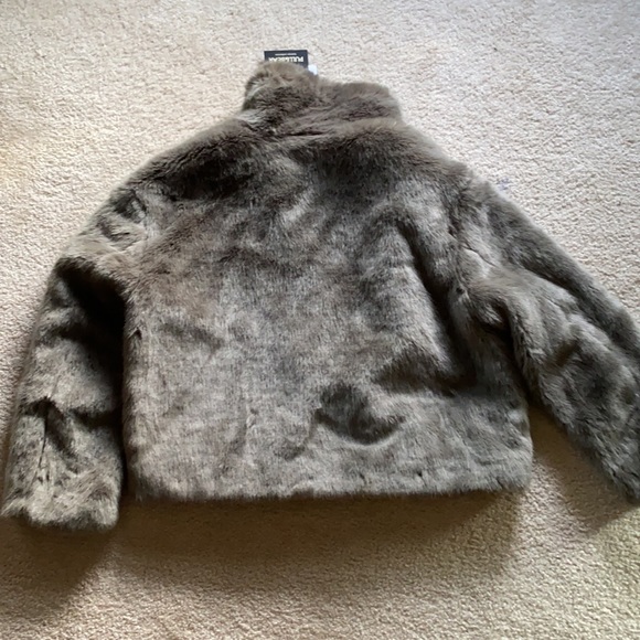 PULL&BEAR Faux Fur Coat L - Picture 13 of 16